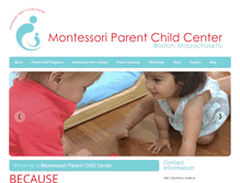 Tablet Screenshot of montessoriparentchildcenter.org